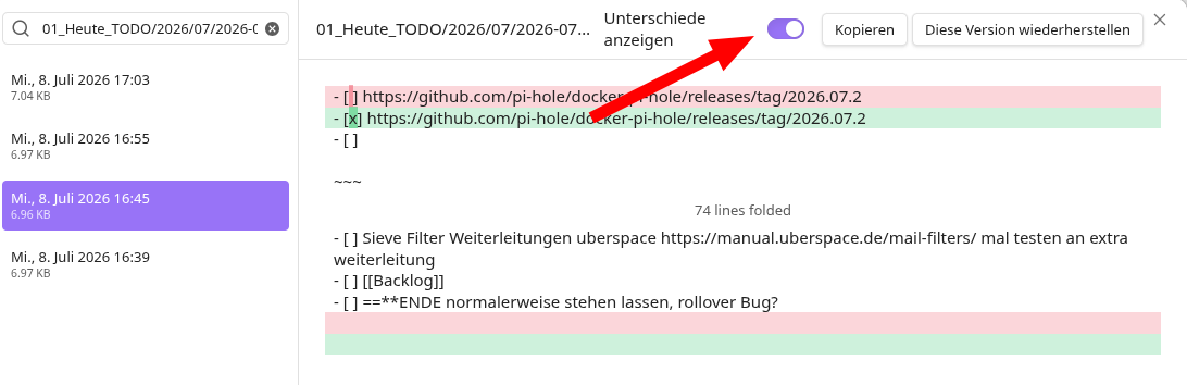 Versionierung